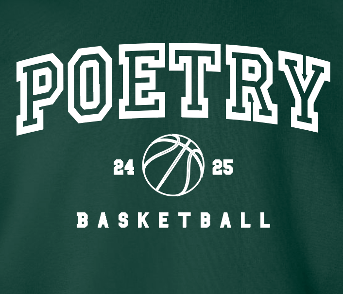 Poetry Basketball Crewneck Sweatshirt