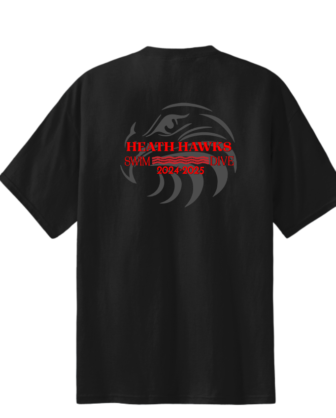 HHS SWIM & DIVE FAN TEE 24-25!- pick up only