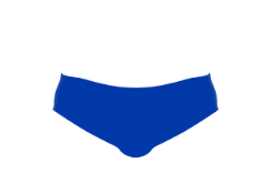 Solid Blue Water Polo Practice Brief (Optional)