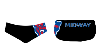 MIDWAY Swim Team Men's Brief (Brief OR Jammer Required)