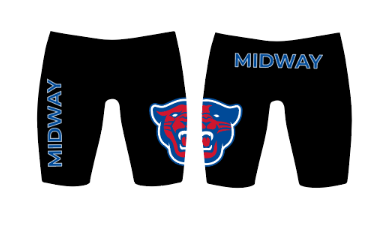 MIDWAY Swim Team Men's Jammer (Jammer OR Brief Required)