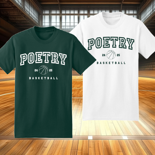 Poetry Basketball T-Shirt